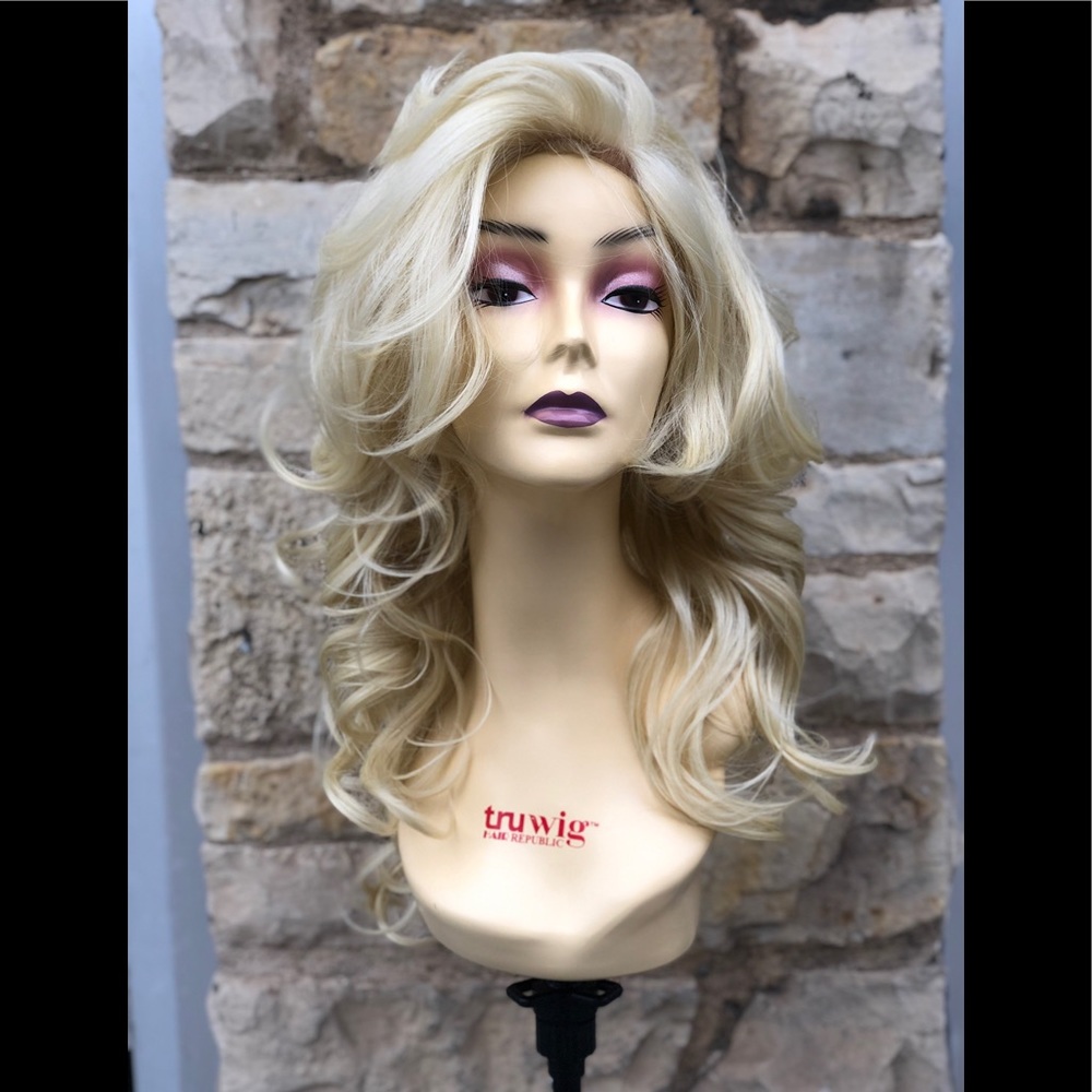 Sexy Platinum blonde wig